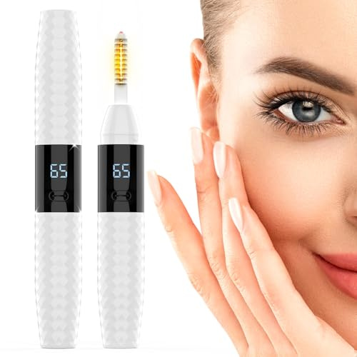 OWill Beheizbare Wimpernzange Mit 2 Temperatureinstellungen, Elektrisch, 7 s Schnell Beheizbar, USB Aufladbar