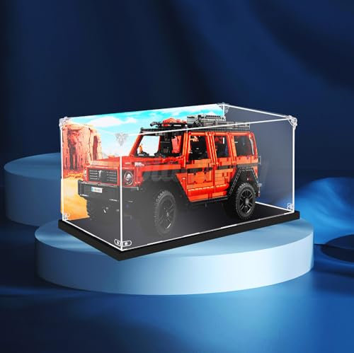 Acryl-Vitrine mit Schraube für Mercedes-BenzG 500 Professional Line42177 (Model-Set ist Nicht im Lieferumfang enthalten) (mit Hintergrund)