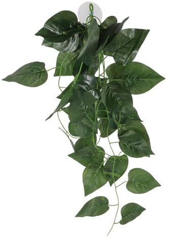 Yardwe 2 Pièces Plante De Simulation sur Chenilles Reptile Plantes Suspendues Ornement De pour Reptile s D'Aquarium Décoratif De e Réservoir De Terrarium