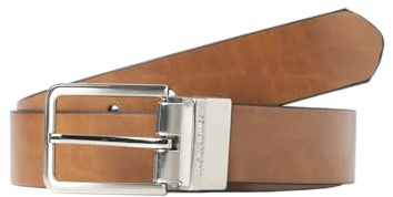 JACK & JONES Jacgarda - Cinturón reversible para hombre, color coñac, 105, coñac, numeric_105