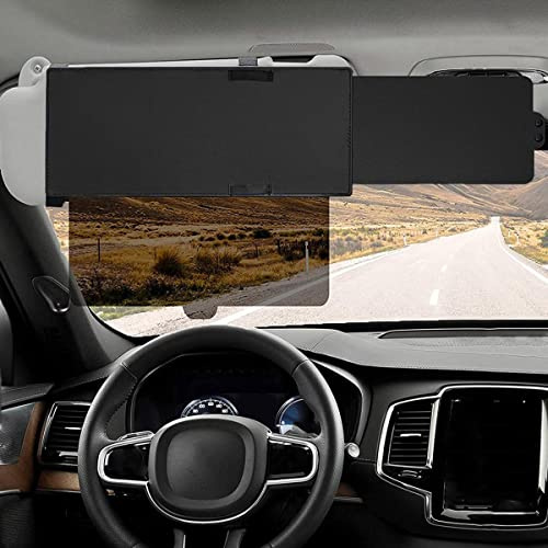 Universal Car Visor Sunshade Extender, Anti-Glare Sun Visor Extension, Car Visor Extender Sun Blocker for Front Seat Driver or Passenger