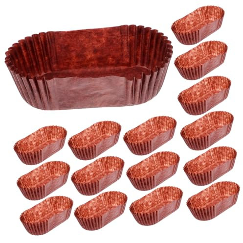 VALICLUD Pirottini Di Ovali Per Torte Pirottini Forma Di Barca Per Cupcake Per Pane Resistenti Alle Temperature Olio