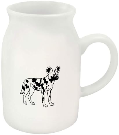 Azeeda 300ml 'African Wild Dog' Ceramic Milk Jug (MJ00019112)