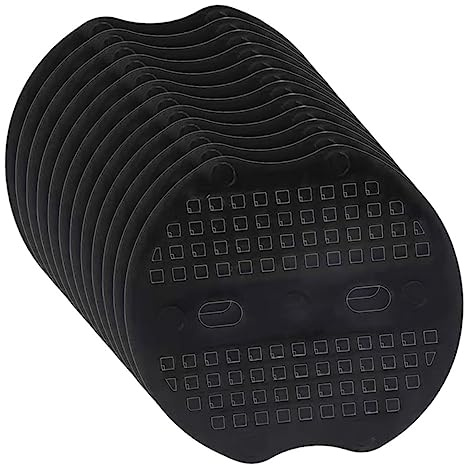 Yardenfun Grapas para Jardín u De Plástico Negro 6,8x6,5 Cm 40 Piezas para Fijación De Telas Paisajísticas y Césped, Suministros Agrícolas Resistentes para Uso En Huerto y Patio