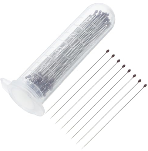 UTHCLO 100 pièces Aiguilles de Fixation Acier Inoxydable pour Spécimens Épingles Entomologie Précises et Sécurisées pour Montage et Exposition Insectes Outil Polyvalent pour Hobbyistes