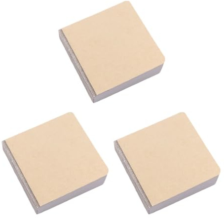 Mini cuaderno de bocetos, 3 cuadernos de 8 x 8 cm, 58 hojas, tapa rígida, formato bolsillo, papel en blanco para artistas y material de pintura