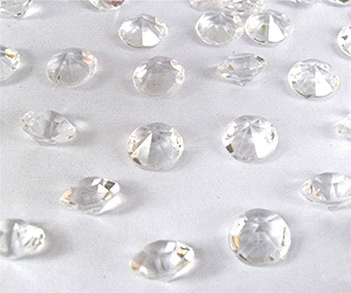 Diamond Confetti Wedding Table Scatter Acrylic Crystals Diamond Decoration (6.5mm, 500, Count)
