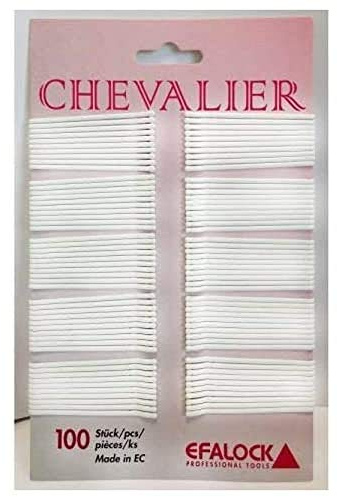 Efalock Chevalier Haarkl. weiß 100St. 5cm