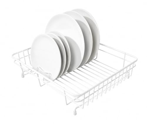 Delfinware Dish Drainer, White