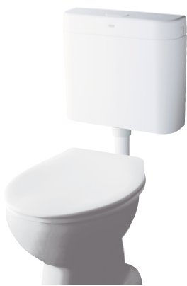 GROHE Spülkasten für WC (6-9 Liter, Servobetätigung, schwitzwasservollisoliert), alpinweiß, 37791SH0