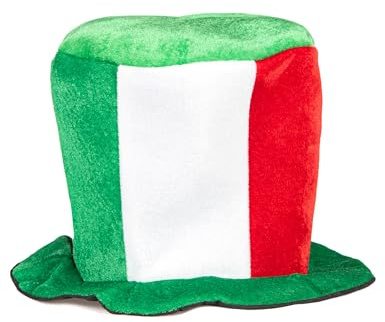 Chapeau haut de forme Italie - Vert - Taille Unique