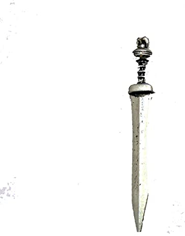 H6 Anstecknadel mit römischem Gladius, feines englisches Zinn, mit einer prideindetails Geschenkverpackung