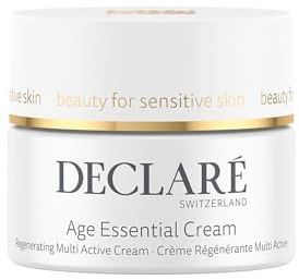 Declaré Age Control Age Essential Cream - Ansiktskräm med pion- och vitlupinextrakt - Anti-aging dagkräm för intensiv återfuktning - Anti-rynkkräm - Tillverkad i Schweiz - 50 ml