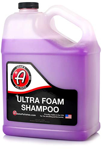Adam's Polishes Ultra Foam Shampoo Gallon - Our Most Sudsy Car Shampoo Formula Ever - pH Neutral Formula For Safe, Spot Free Cleaning - Ultra Slick Formula That Wont Scratch or Leave Water Spots