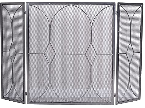 Camino griglia griglia argento Parascintille camino Griglia protettiva schermo per camino Palazzo esclusivi