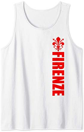 Giglio Of Florence Italy Tees Graphic Firenze Italia Italian Canotta