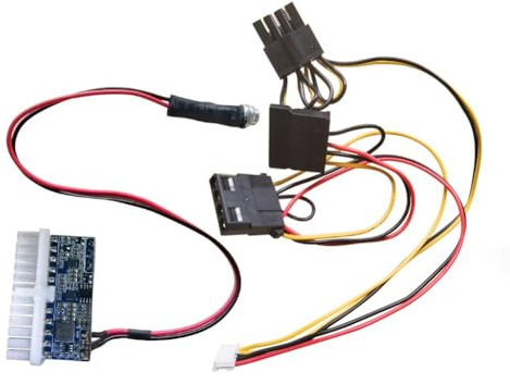 Nikou Módulo de Fuente de alimentación - DC-ATX-160W High Power In-Line DC-ATX 12V ITX Z1 Upgrade 24PIN para Carcasa Mini-itx y 1U