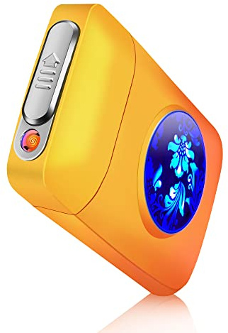lafagiet XL666 Zigarettenetui mit Feuerzeug,18 Stück 84mm King Size Zigaretten Kapazität,LED-Bildschirm, Vatertagsgeschenke für Männer Papa