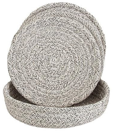 Greethga Ensemble de roulements pour isolation thermique Ensemble de maniques, ensemble de sous-pot, dessous de plat en tissu de coton pour plaques chaudes, supports pour casseroles chaudes