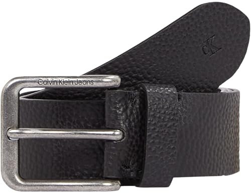Calvin Klein Jeans Herren Gürtel Classic Leather Belt Eckige Schnalle aus Leder