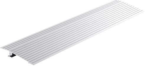 VEVOR Door Threshold Ramp, 1 Rise, 800 lbs Load Capacity, Door Ramp for Wheelchairs, Aluminum Shed Ramps for Doorways, Adjustable Modular Threshold Ramps for Wheelchairs, Scooters, Power Chairs