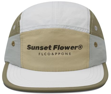 Clakllie Schnell trocknende Mütze, flache Krempe, Baseballkappe, wasserdicht, Sportmütze, kühlende Trucker-Mütze, atmungsaktiv, Laufmütze, CDUK-DFB1-Weiß, Einheitsgröße