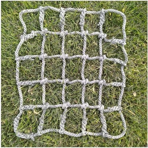 Kletternetz Outdoor-Seil-Kletternetz, wie viele Meter sind nötig, um eine Bestellung for EIN Paar Dekorationsstücke aufzugeben (Farbe: 6 mm x 8 cm, Größe: 1 m x 1 m) (Color : 6mmx8cm, Size : 1mX1m)
