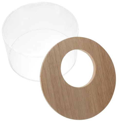 BESPORTBLE Kasten Sandkasten für Hamster Viecher, Dusche, Toilette Wiederverwendbares Hamsterbad Sandbadbehälter Hamster klo Hamster sandbad klare hamsterbadewanne Sandbad für Hamster hölzern