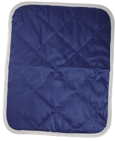 Levemolo Selbstwärmendes Haustierheizkissenm 48x70cm Isolierend Waschbar Für Hunde Und Katzen Tiefblau Mit Grauem