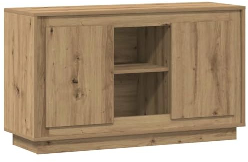 vidaXL Sideboard, Kommode mit 6 Fächern, Anrichte Schrank für Wohnzimmer, Beistellschrank Mehrzweckschrank, Artisan-Eiche Holzwerkstoff
