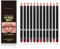 KARLOR 12 Stück Lipliner Set, matt Lippenliner Lippenmarker Lippenkonturenstift in Nude, rot, braun, rosa, wasserdicht, langanhaltend, 12 Stück Lippenliner 24 stunden halt