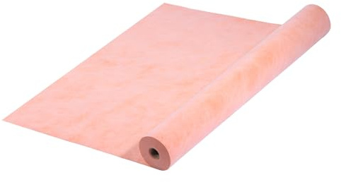 sourcing map Membrane imperméable 1,1 m x 22,5 m / 30,0 m² – Sous-couche de carrelage en polyéthylène pour carrelage, murs de douche, sols de salle de bain, orange