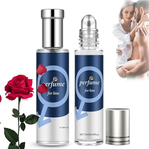 Parfum Pheromone Pour Homme,Roll on Parfum Alpha, Alpha Pheromone Parfume Hommes,Cupids Parfums Longue Durée,Parfume Au Pheromone Homme Pour Attire Femmes (Mix, 2pc-A)