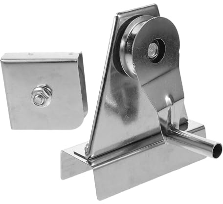 TOYANDONA Stainless Steel Flagpole Pulley Kit Crank Handle and Bearing Pulley Wheel for Outdoor Flag Raising Includes Flagpole Hardware Repair Parts
