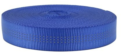 NewDoar Sangle tubulaire en nylon certifié UIAA et CE de 2,5 cm / Sangle d'escalade tubulaire – Sangle robuste pour sauvetage, escalade, harnais, travaux de roche et lutte contre les incendies (bleu