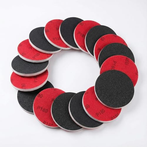 Spugne abrasive da 18 pezzi, spugne abrasive da 125 mm con 9 grana (180-3000), spugne di carta vetrata bagnata e asciutta, blocchi abrasivi per legno, metallo, vernice, plastica, contorni superfici