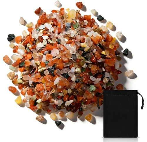 Ágata Coloreada de Grano Fino Un de Piedras Preciosas Piedras Rodantes Arcoíris un Regalo Mágico de Amistad para Ocasiones Especiales una Muestra de Gratitud Aportando Alegría y Color a la Vida