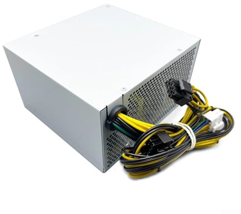YobiLife Fuente de alimentación de 600 W para estaciones de trabajo de gama alta, modelo FSP600-60AGPAA, interfaz de 10+8+8+8+8 pines, protección contra cortocircuitos y sobrecalentamiento, compatible