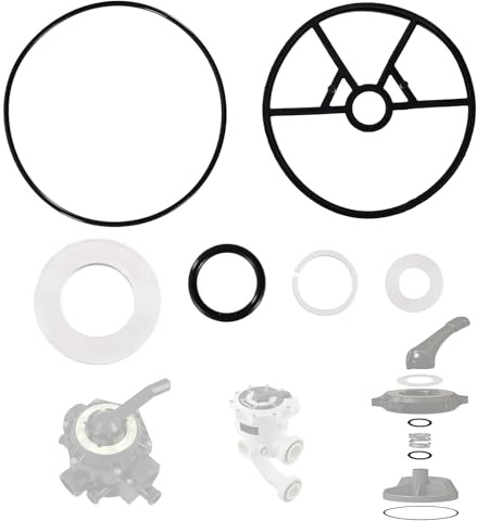 Sinbana Pool Filtro Spider Gasket Kit Pezzi di Ricambio per Hayward SP0714T Vari-Flo XL Valvola & SPX0714L, Compatibile con Filtro a Sabbia Pompa Guarnizione O-Ring Ricostruzione