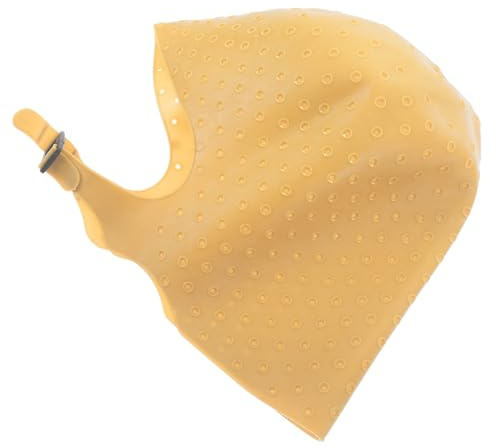 PACKOVE Gorro de Silicona Dorado Sección Precisa para Teñir el Cabello con Diseño Profesional, Fácil de Limpiar para Uso en Casa y Peluquería