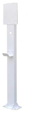 Genérico Soporte de Pedestal para Cargador de vehículos eléctricos. Soporte de Pared para Cargador de vehículos eléctricos, Soporte para Estaciones de Carga de Coches eléctricos de Acero Laminado en