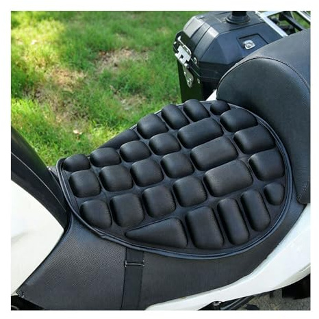 LGBWF Moto Cojín de Asiento para Honda NX500 2024 Almohadilla para Sillín de Moto Transpirable Antideslizante Motocicleta Cojín Sillín