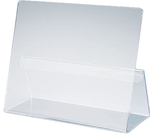 The Classic All-Acrylic Cookbook Holder in a Clear Bag Presentation with Label