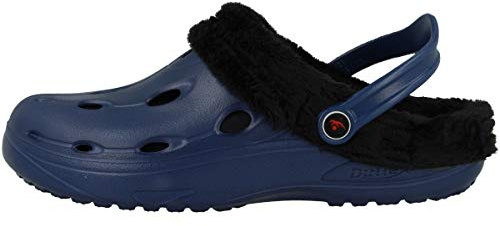 chung shi Unisex Dux Winter Clogs, Navy/Schwarz, 44/45 EU (XXL)