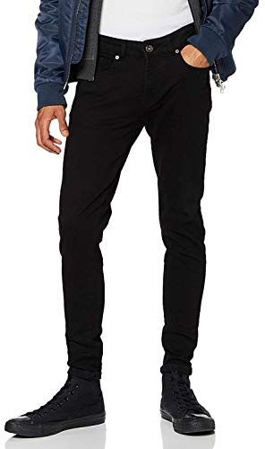 ENZO Mens Super Skinny Slim Fit Stretch Denim Retro Jeans Pants