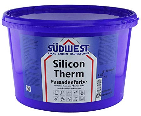 SÜDWEST Silicon Therm 12,5L Silikonharz Fassadenfarbe weiss matt