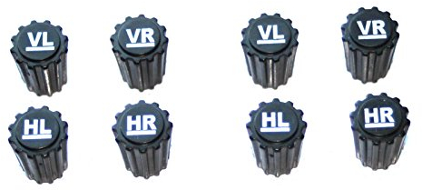 32x Reifenmarkierung Ventilkappen REIFENMARKIER Set Radmarkierer Kennzeichnung Winterreifen Sommerreifen Winterräder Reifenwechsel rw32