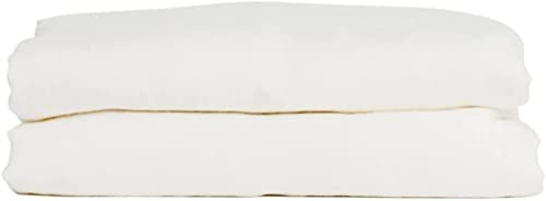 My Linen Home Bettlaken aus 100% Stonewashed Leinen Weiß, 230x270cm I Hypoallergen, Temperaturregulierend, Atmungsaktiv I Sanft, weich selbst zur empfindlichsten Haut I Für alle Jahreszeiten geeignet