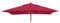 Mendler Toile pour Parasol de gastronomie en Bois HWC-C57, carré 4x4m Polyester 3kg - Bordeaux
