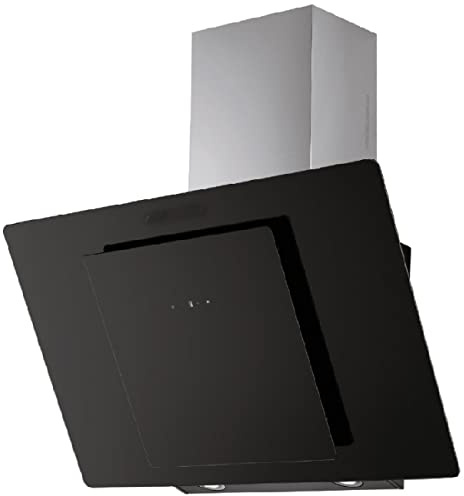 Suinga Campana decorativa in vetro, 1 motore da 210 W. Classe efficienza energetica D. 3 livelli di potenza. Dimensioni: 695 x 405 x 470 mm.